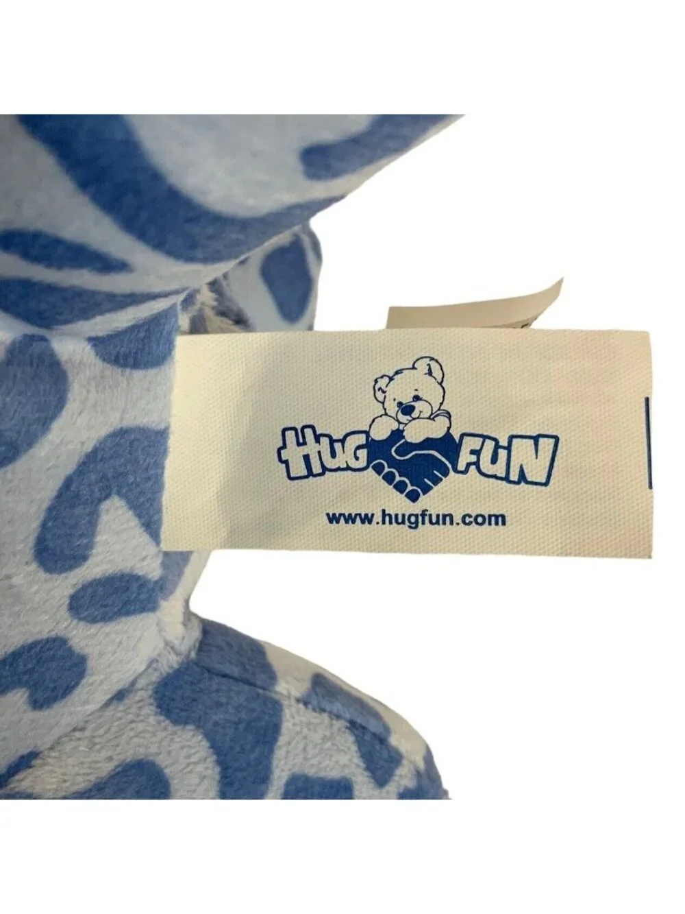 Hugfun Plush Blue Stegosaurus Dinosaur Glitter Spikes Heart Appliqué Walmart